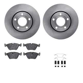 R1 Concepts WFWH1-73030 E- Line Series Brake Rotor W/ Ceramic Brake Pads & Hdw